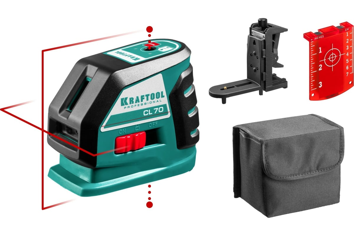 Лазерный линейный нивелир Kraftool CL-70-2 34660-2