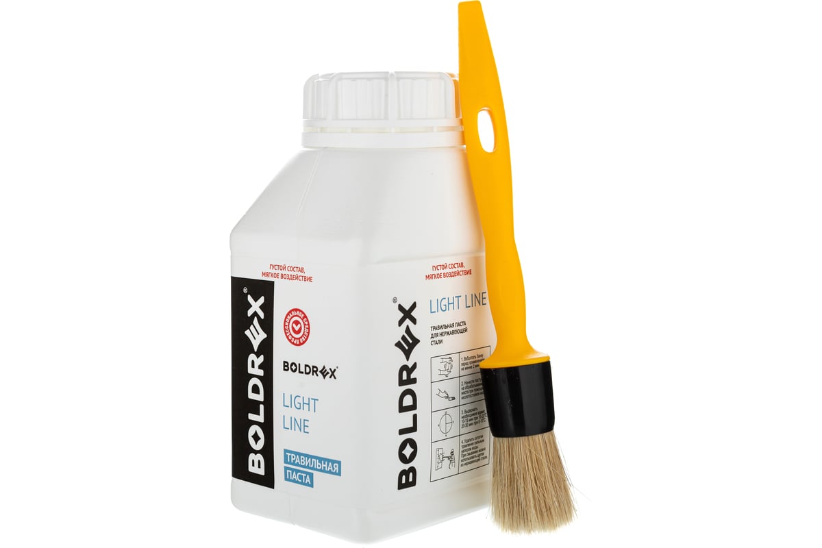 Травильная паста для нержавеющей стали Light Line 1 кг Boldrex 3159-01