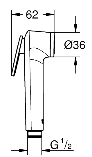 Гигиенический душ Grohe Tempesta-F 27512001