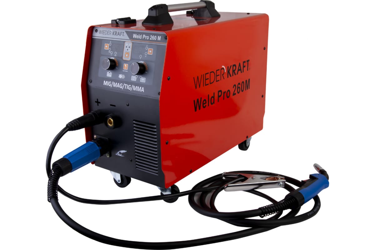 Сварочный инверторный аппарат Wiederkraft Weld Pro 260M 260A