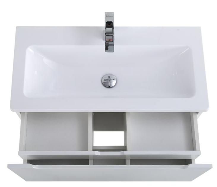 Мебель для ванной BelBagno Etna-M 80 см Bianco Lucido