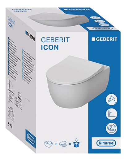 Подвесной унитаз Geberit iCon 500.784.01.1 с микролифтом