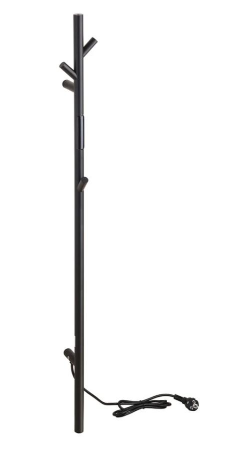 Полотенцесушитель электрический Bemeta 704151010 30W 103x1180 стойка, черный матовый