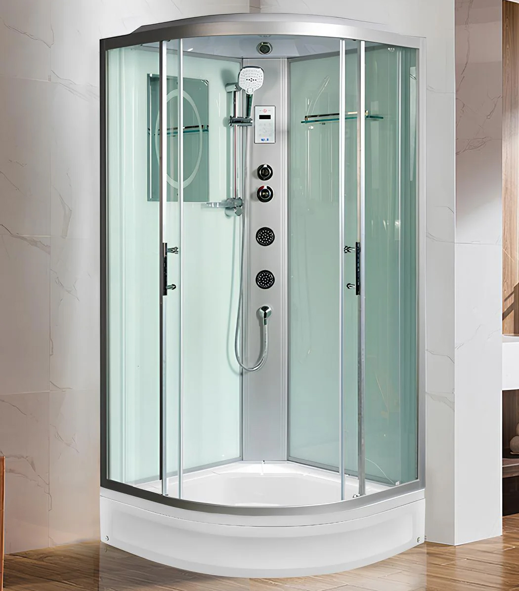 Душевая кабина WeltWasser WW500 WERRA XL 1004 100x100 с г/м, хром, прозрачное 10000014050