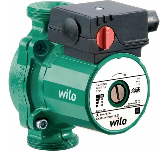 Циркуляционный насос Wilo STAR-RS 25/6-130-RK (с.к.4033782) (PG1) WL 9168934