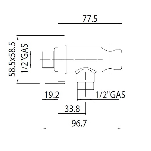 Держатель для душа Bossini CB3000.073 черный матовый