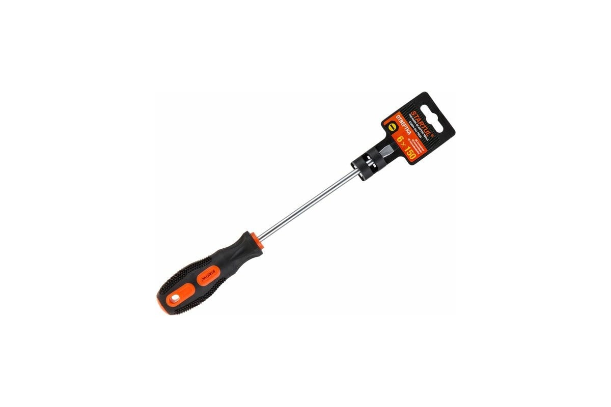 Шлицевая отвертка STARTUL Profi SL6 150 мм ST3031-615