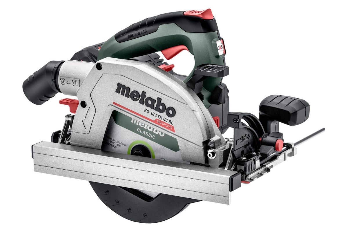 Аккумуляторная дисковая пила Metabo KS 18 LTX 66 BL 611866660