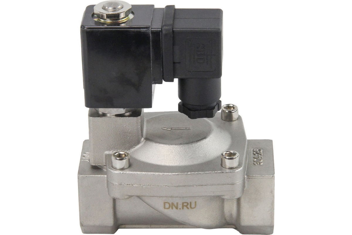 Электромагнитный клапан DN.ru VS2W-401V-PU-NC Ду25 Ру10 сталь, пилотный VITON 220В AC D130-01507