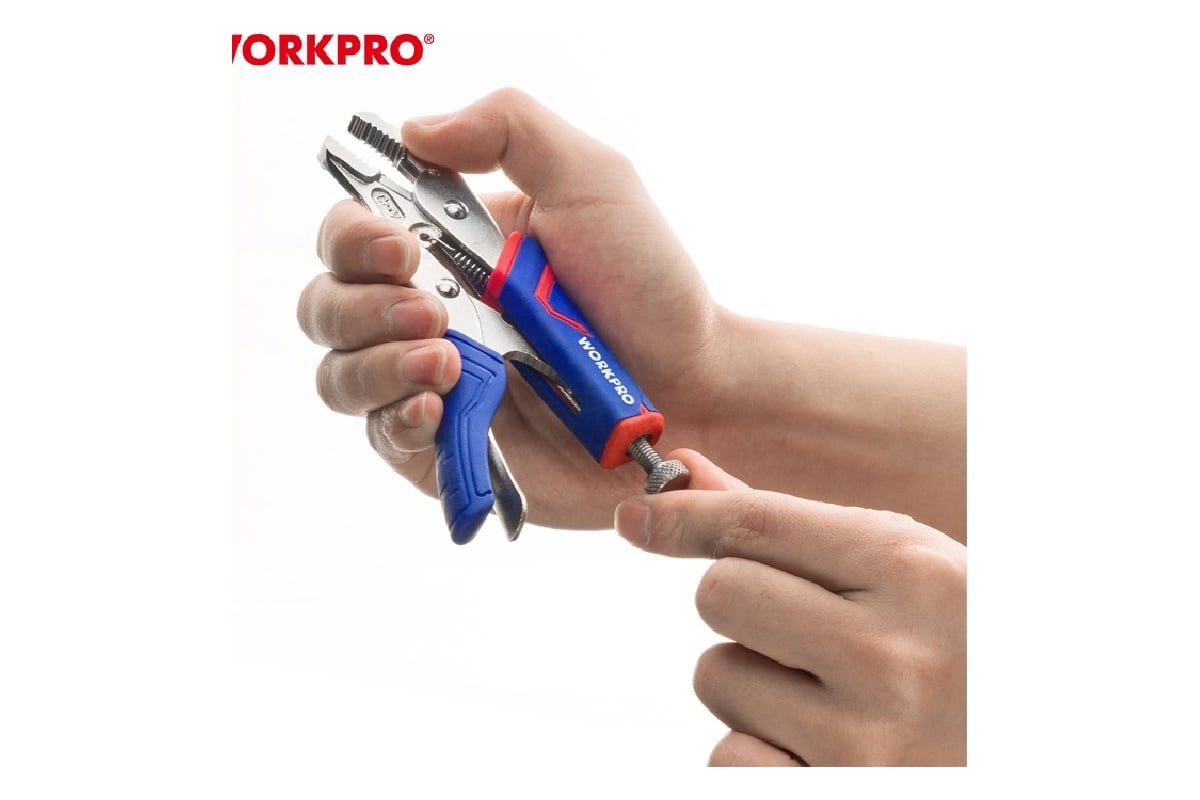 Фиксирующие клещи WORKPRO PRO 130 мм WP231072