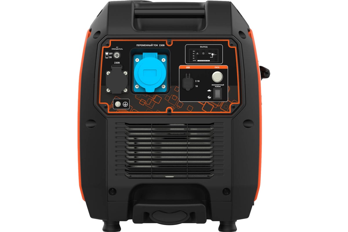 Бензиновый инверторный генератор Zongshen BQH 6200 E 1T90DF650