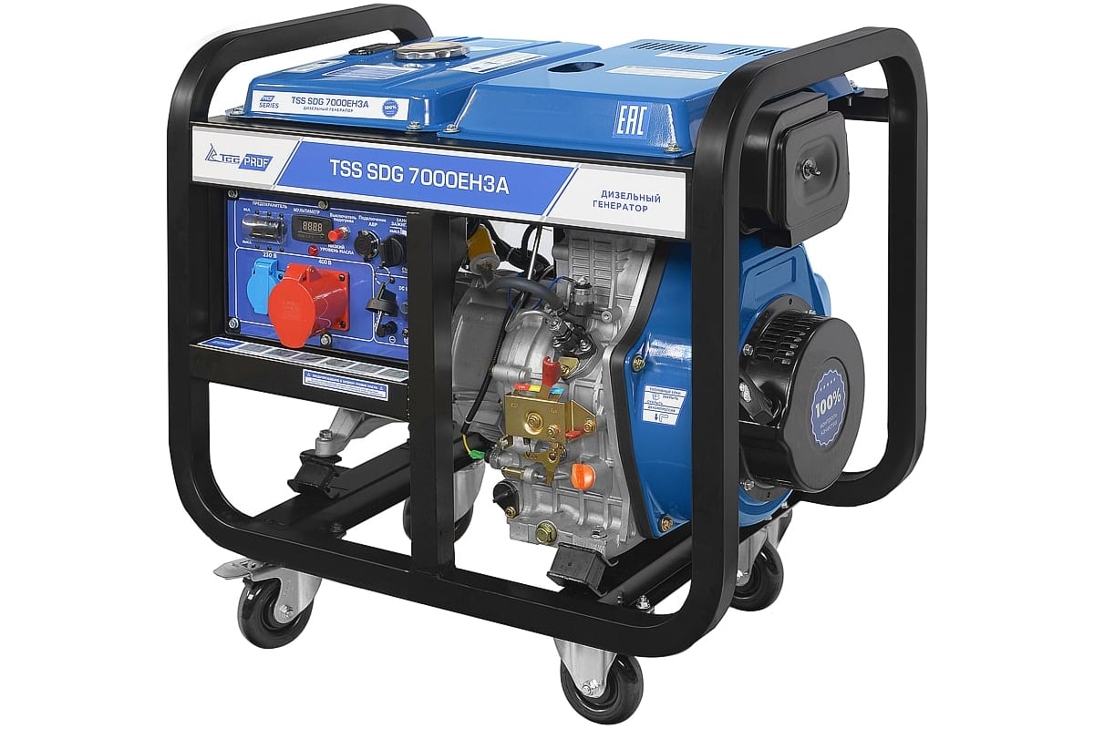Дизель генератор ТСС SDG 7000EH3A 100034