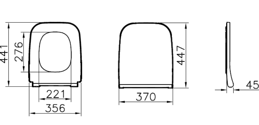 Подвесной унитаз VitrA Integra Square 9856B003-7206 с микролифтом, инсталляцией