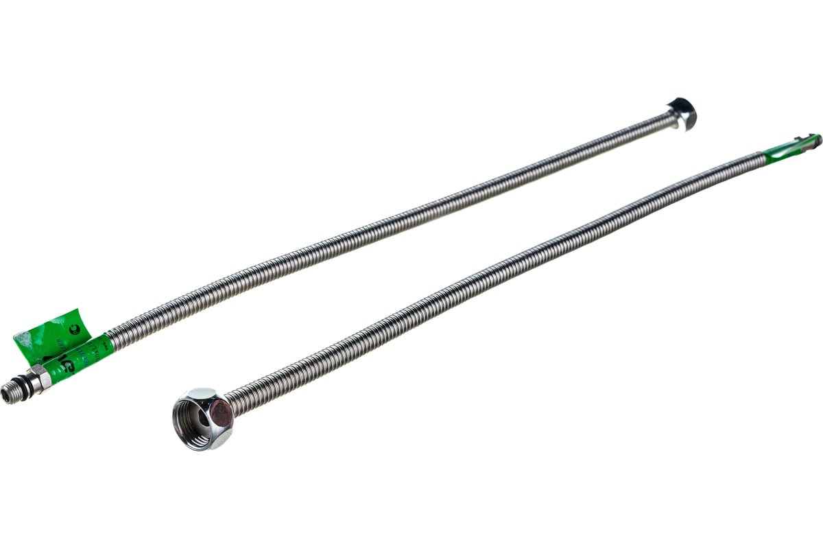 Подводка для смесителя из нержавеющей гофрированной трубы Lavita HF-C500L 1/2хМ10, гайка-штуцер