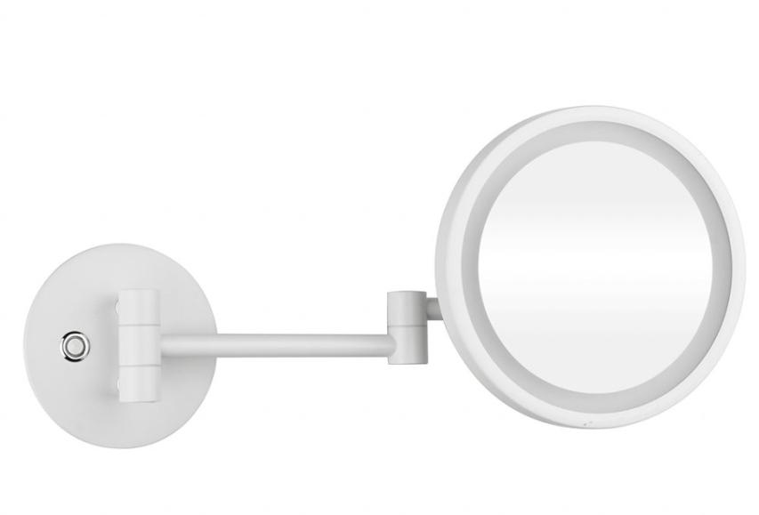 Зеркало косметическое Bemeta White 112101144 белый с подсветкой LED (сенсорное)