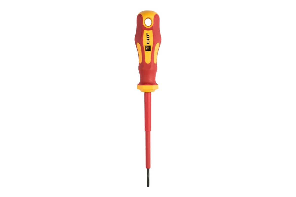 Отвертка EKF Master SL2.5x80 мм 1000В sl-2.5-80-mas-in