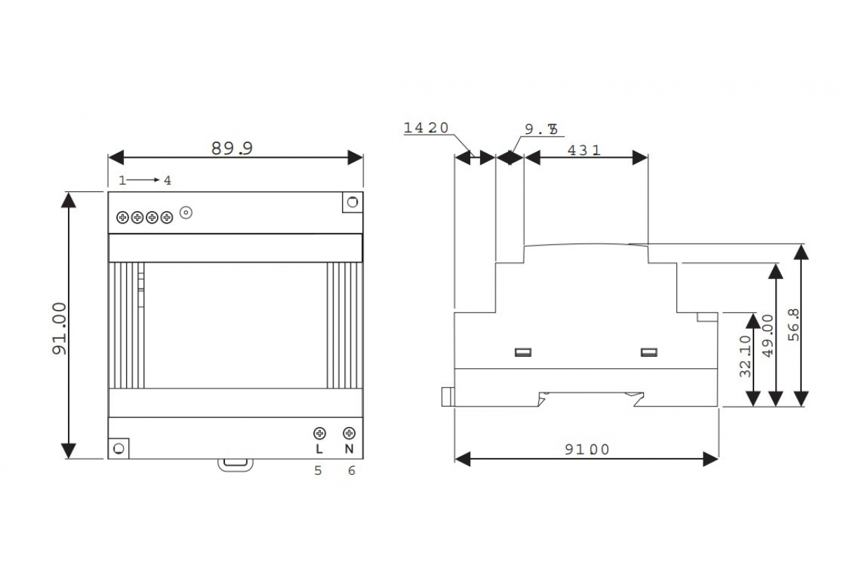 Внешний источник питания TDK-Lambda AC-DC DSP100-15