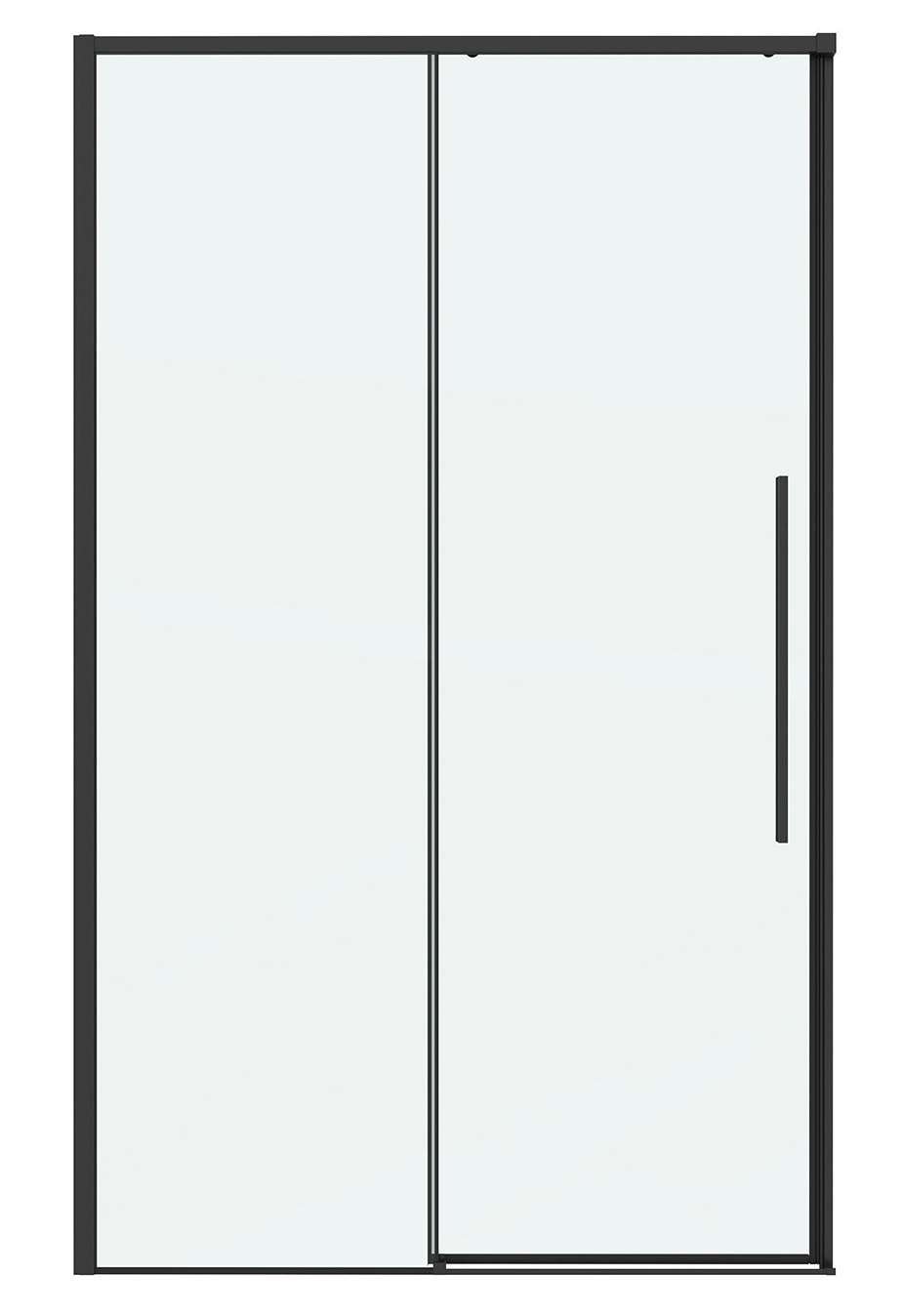 Душевая дверь Grossman Galaxy 140x195 прозрачное, черный матовый 100.K33.01.140.21.00
