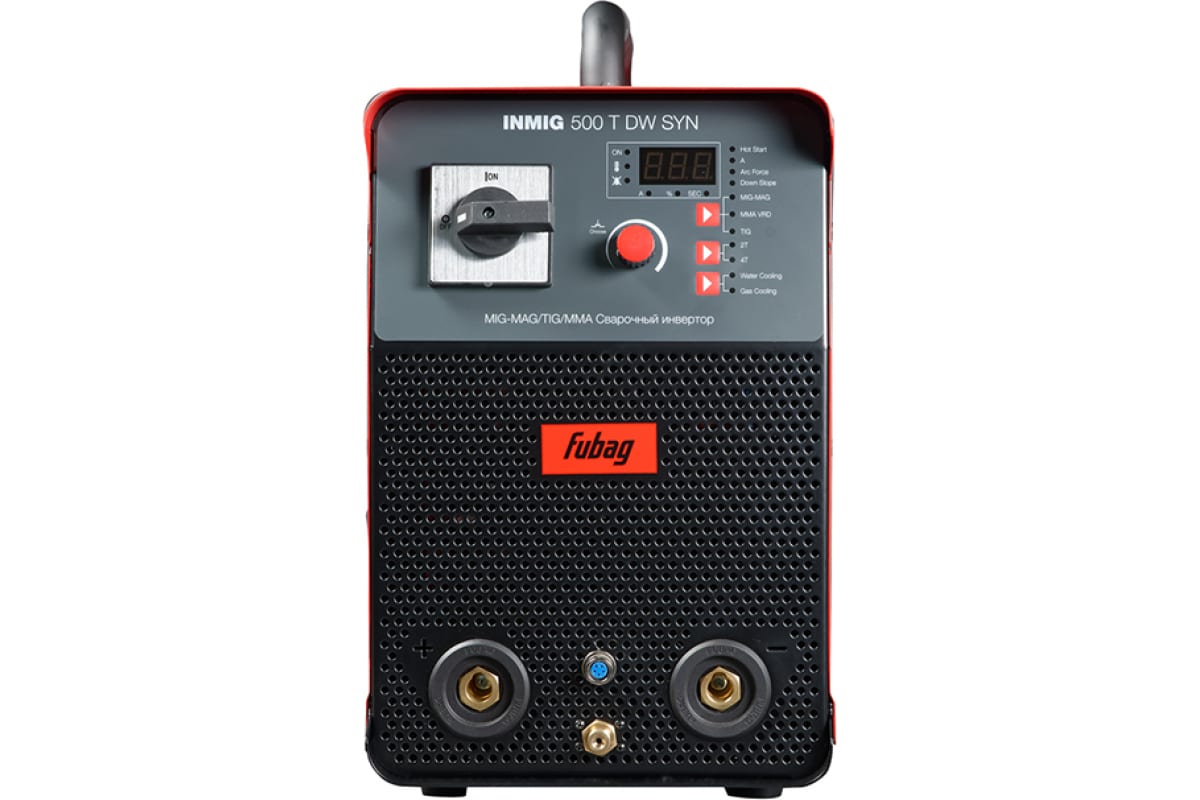 Сварочный полуавтомат инвертор Fubag INMIG 500T DW SYN (31406) + Подающий механизм DRIVE INMIG DW SYN (41104)+ Шланг пакет 5 м 31406.4