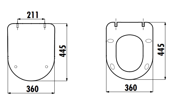 Крышка-сиденье Creavit Duck KC0903.01.0300E с микролифтом, золото