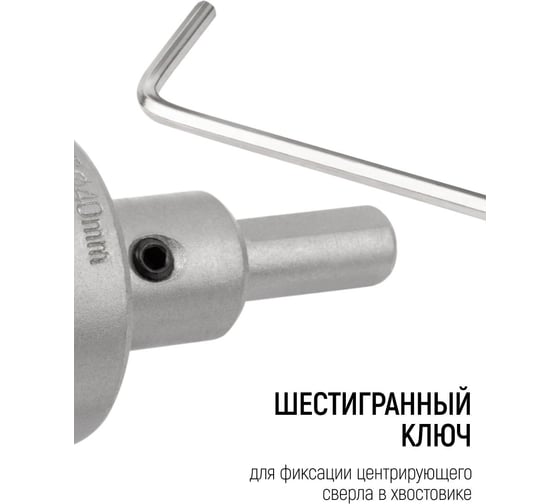 Коронка кольцевая с карбидными вставками Профи 40 мм FIT IT 36840