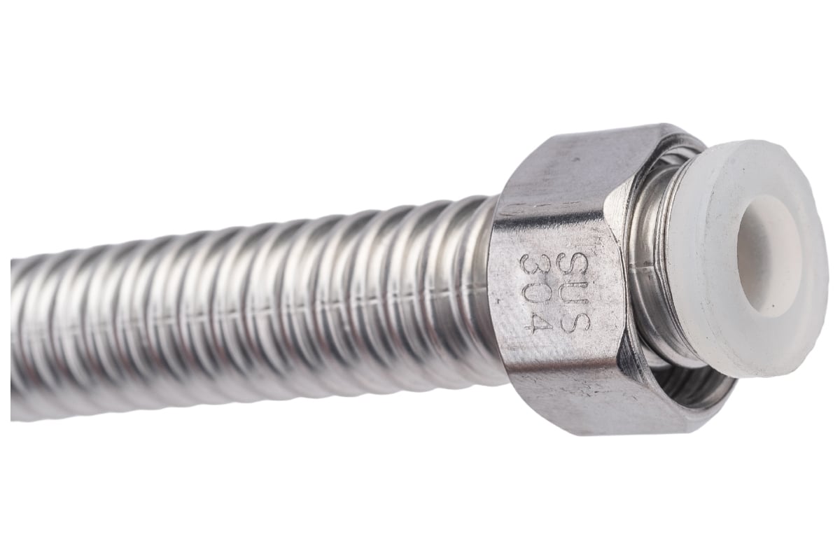 Гибкая сильфонная подводка Kopfgescheit из нержавеющей стали 1/2", 20 см KR-A304.30