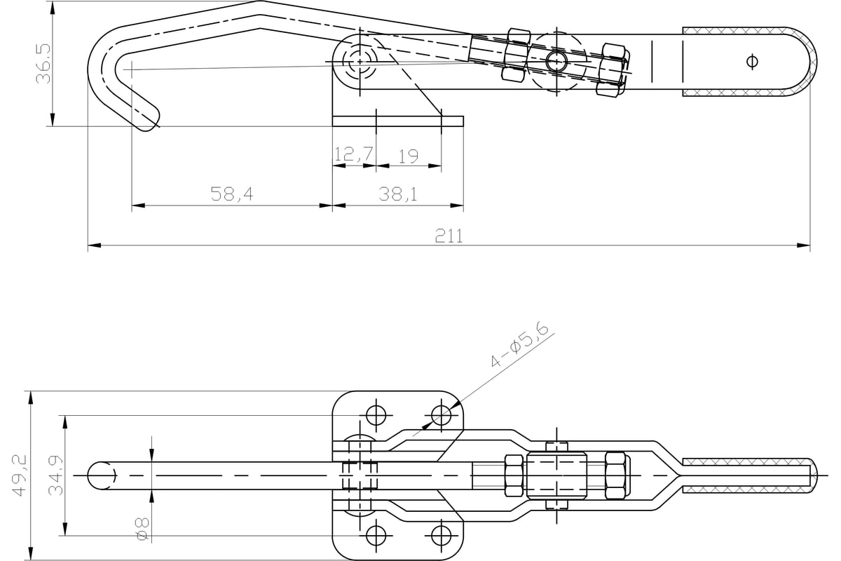 Стягивающий зажим HS CLAMP HS-451