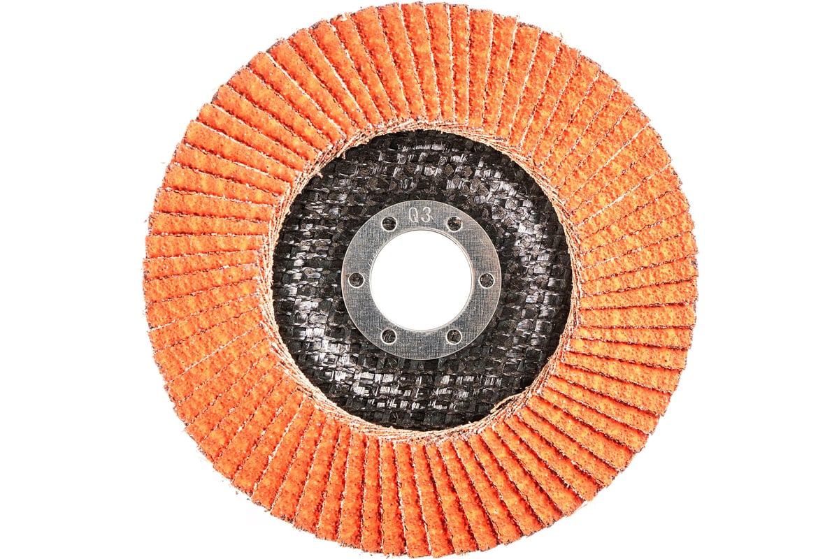 Круг лепестковый торцевой конический Tiger Abrasive SPECIAL CERAMICS керамика, 125x22 мм, P60 00-00001142