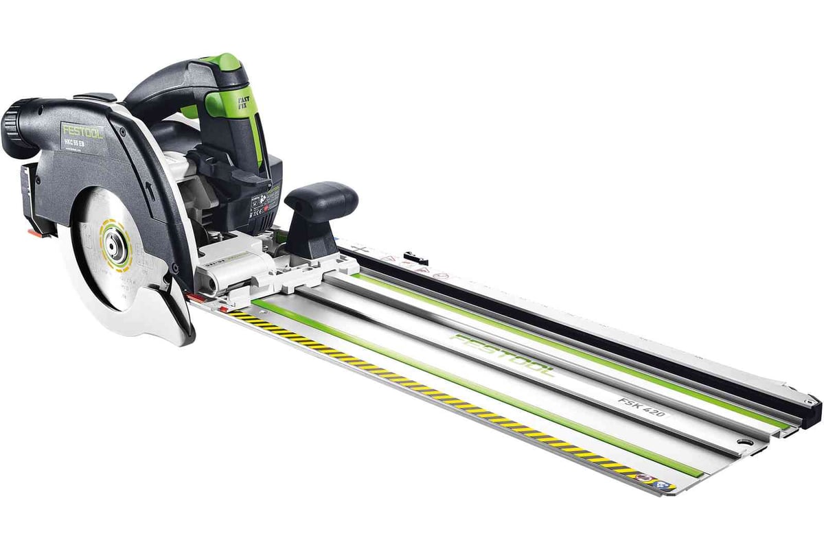Аккумуляторная дисковая пила Festool HKC 55 Li 5.2 EBI-SET SCA-FSK 420 575735