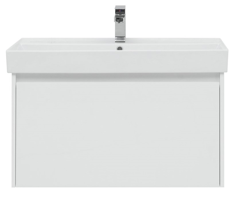 Тумба с раковиной Aquanet Nova Lite 90 см, 1 ящик