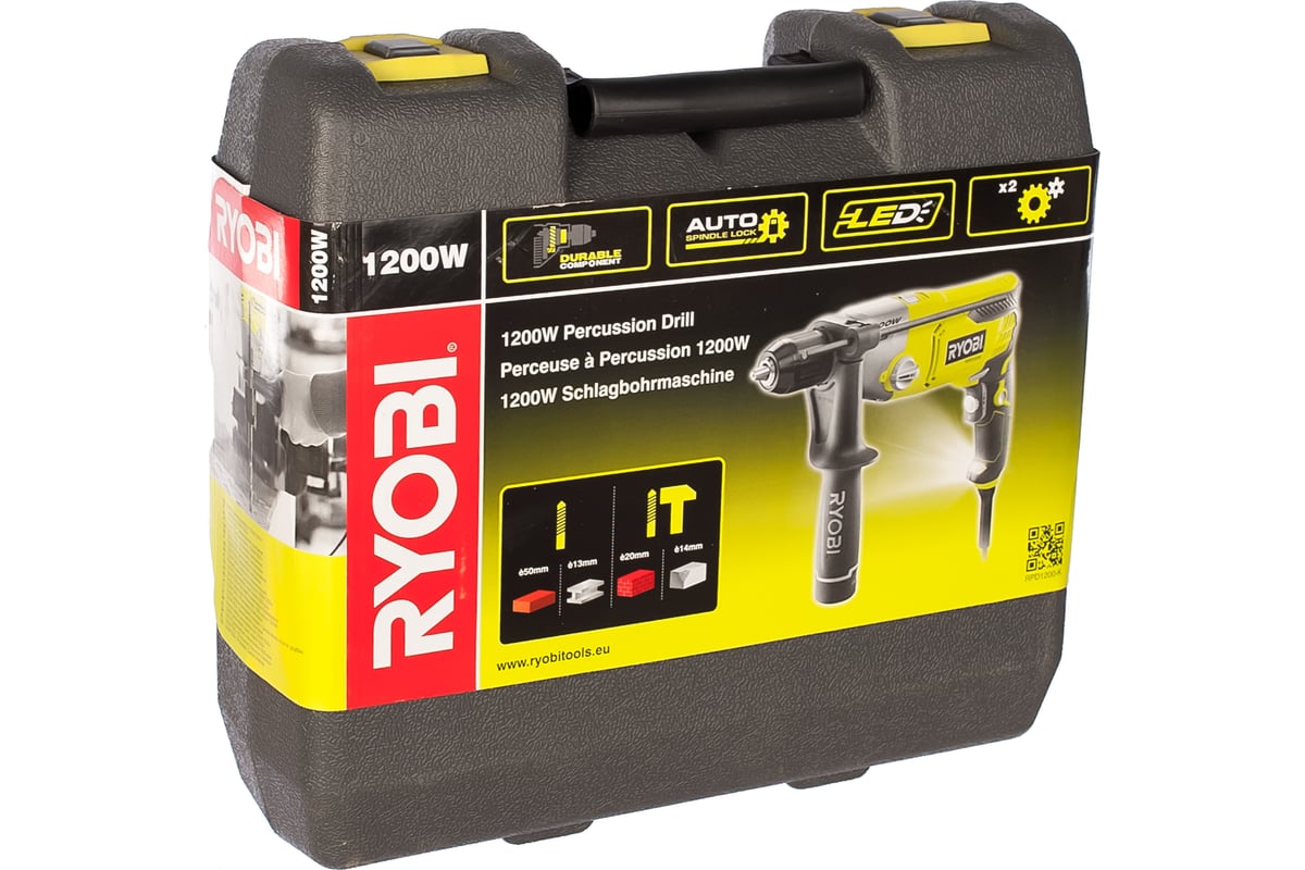 Ударная дрель Ryobi RPD1200K 5133002067