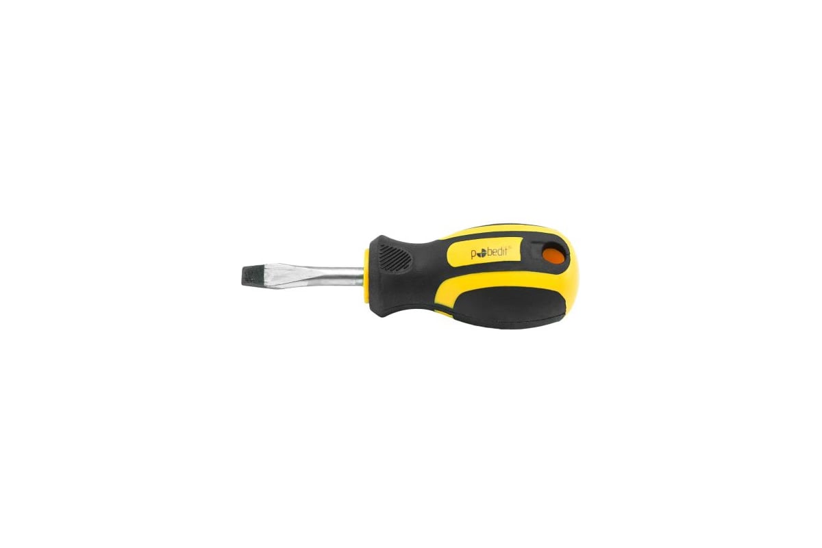 Отвертка шлицевая Pobedit Profi Cr-V, SL6х38 мм 2563638