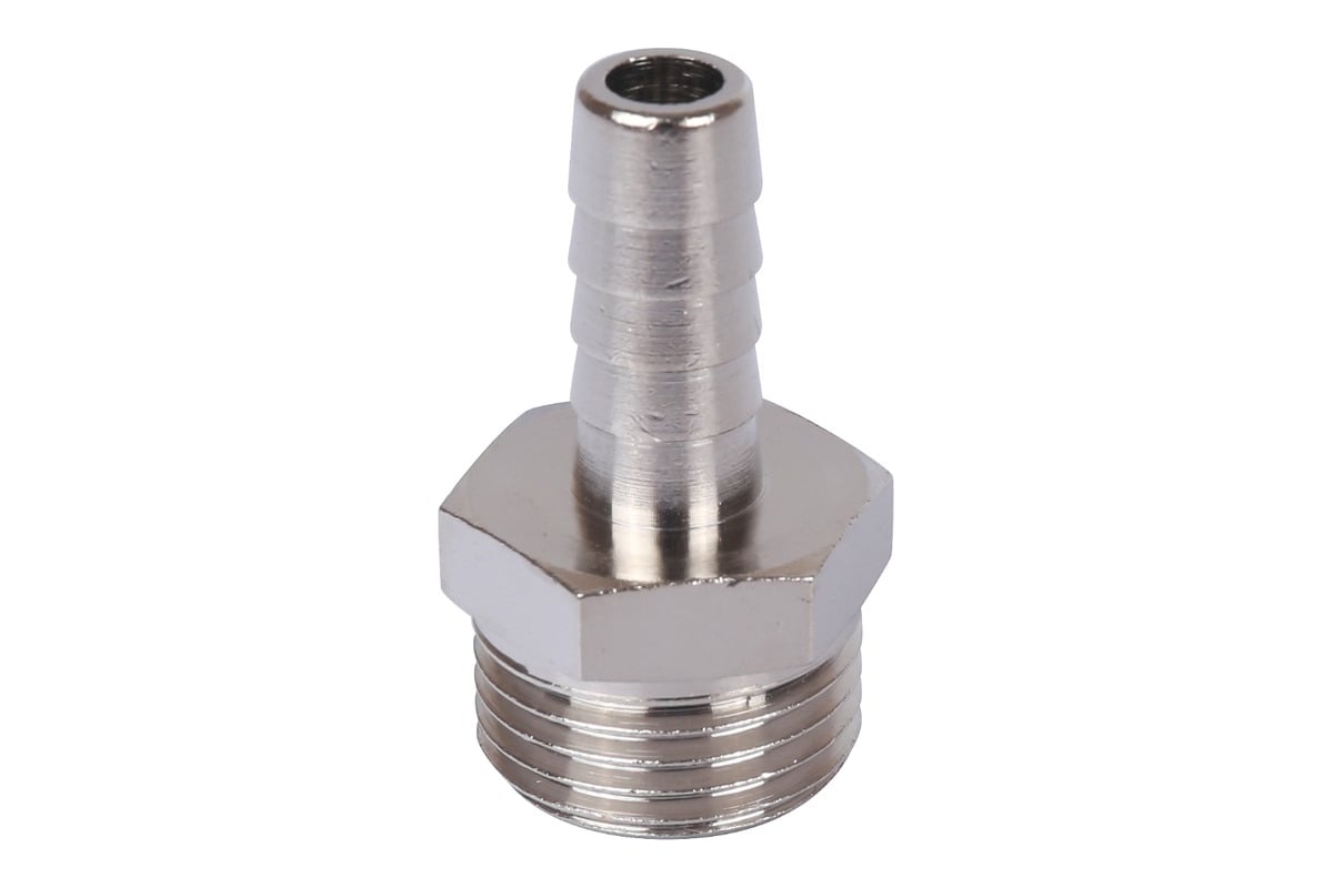 Штуцер НР никелированный 1/2"x10 мм STOUT RG008T5Q73SB92
