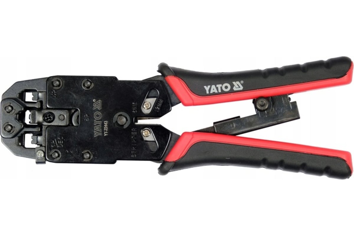Клещи для зажима телефонных разъемов Yato RJ45 RJ10 RJ11 YT-22443