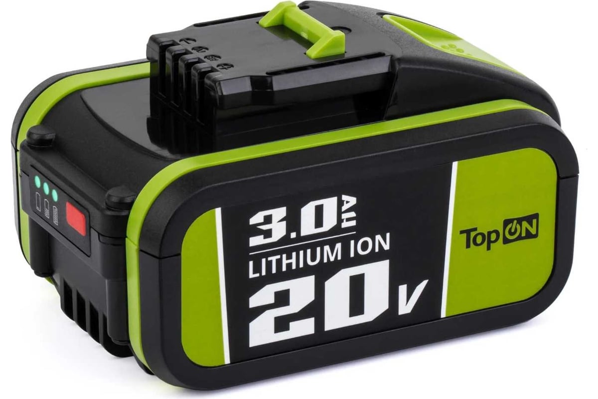 Аккумулятор Topon 20V 3.0Ah (Li-Ion) PN: WA3553 TOP-PTGD-WX-20-3.0