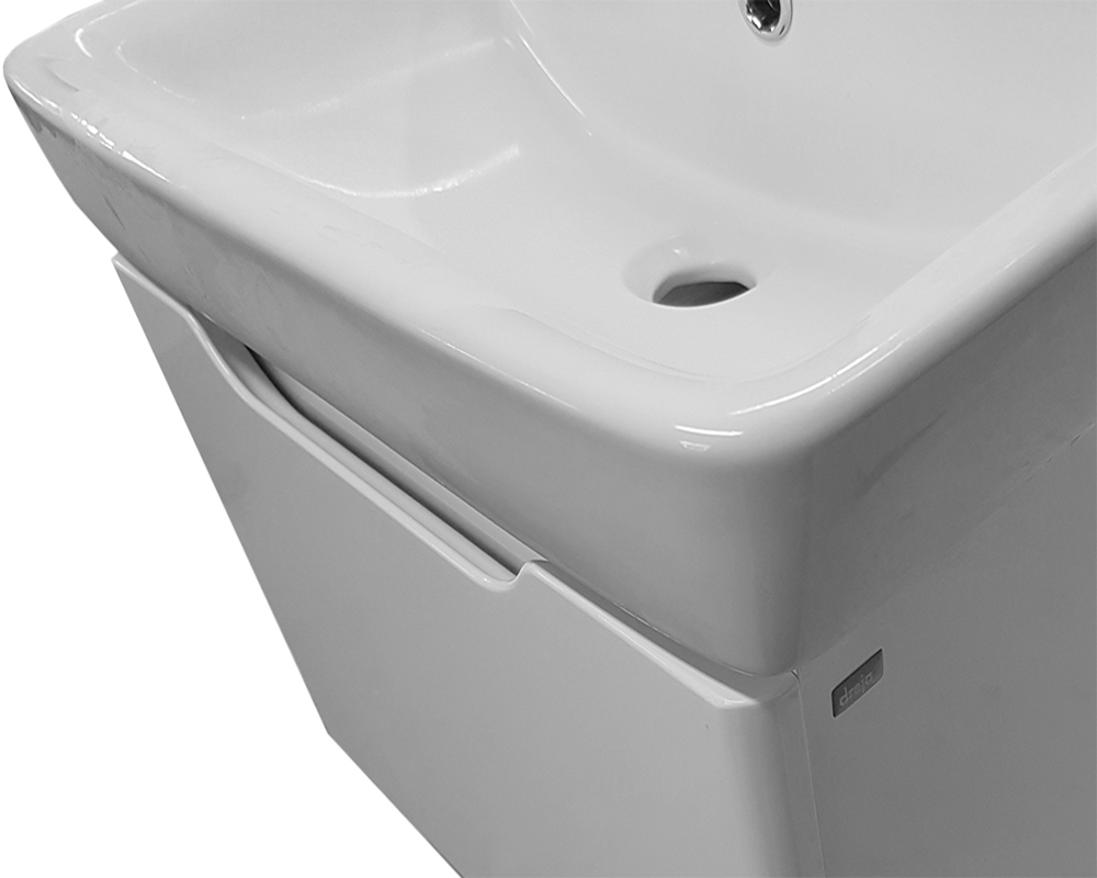 Мебель для ванной Dreja Mini 60, белая (раковина Фостер)