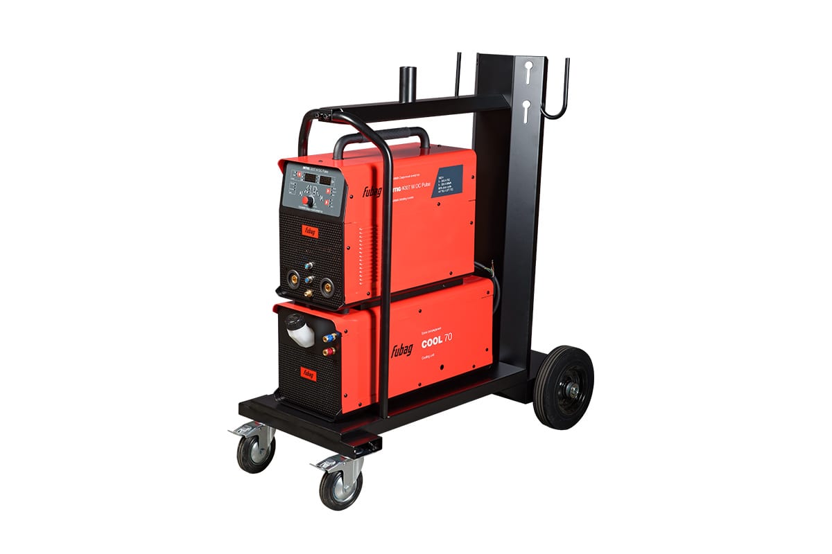 Сварочный инвертор Fubag INTIG 400T W DC PULSE, горелка FB TIG 18 5P, Cool 70, тележка, 31454.1