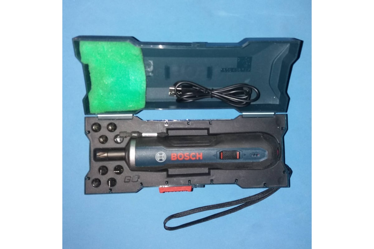 Аккумуляторная отвертка Bosch GO kit 0.601.9H2.021