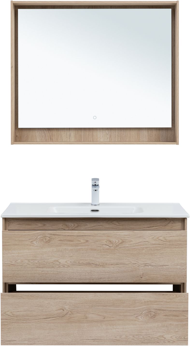 Мебель для ванной Aquanet Милан 100 см дуб светлый Мебель для ванной Aquanet Милан 100 см дуб светлый