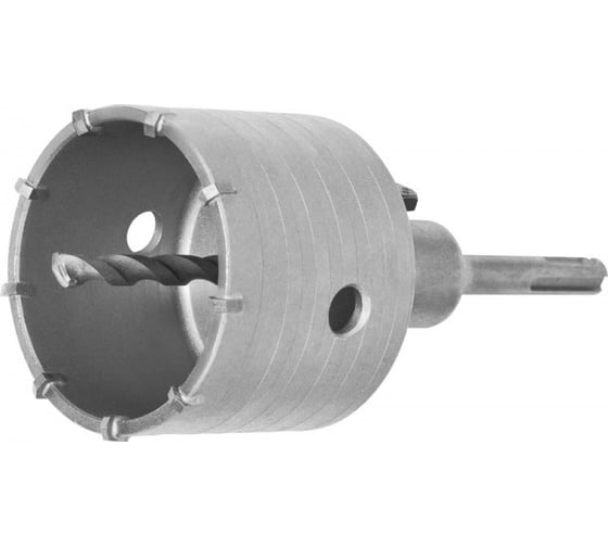 Коронка буровая в сборе (80 мм; SDS-plus хвостовик) Uragan 29210-80