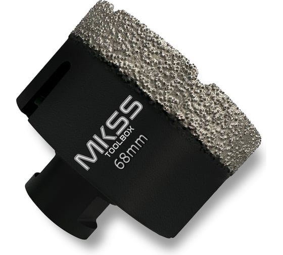 Коронка алмазная универсальная MKSS Toolbox KS2803 HARD 68 мм, M14 для УШМ KS28030068