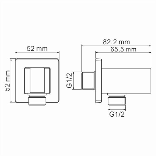 Смеситель WasserKRAFT Abens A02041 с гигиеническим душем, черный матовый