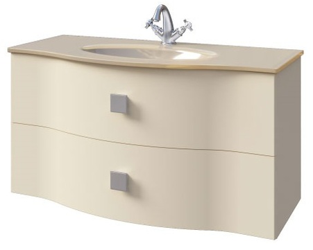 Мебель для ванной Caprigo Nokturn 100 см, 2 ящика магнолия