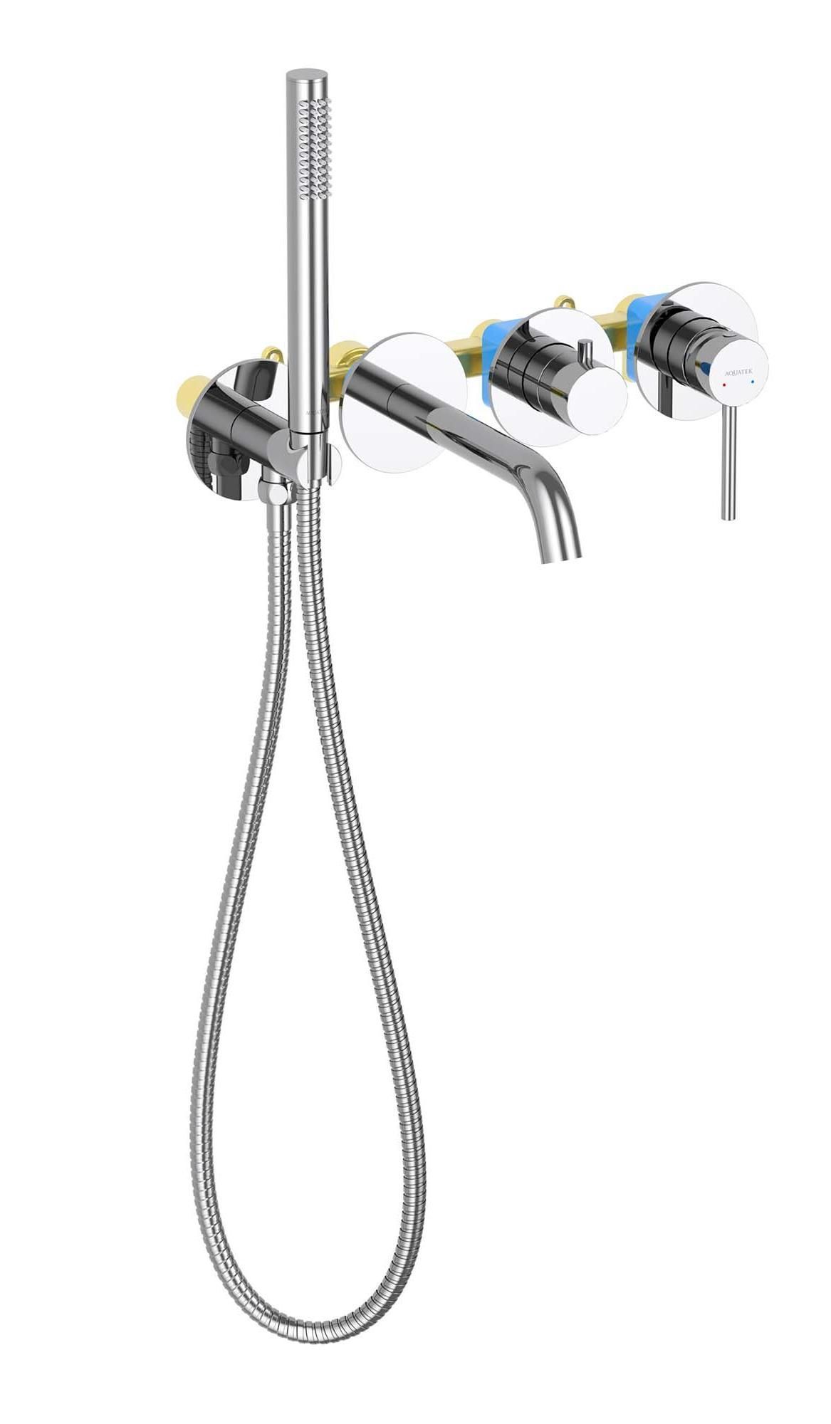 Смеситель для ванны Aquatek Европа AQ1344CR хром Смеситель для ванны Aquatek Европа AQ1344CR хром