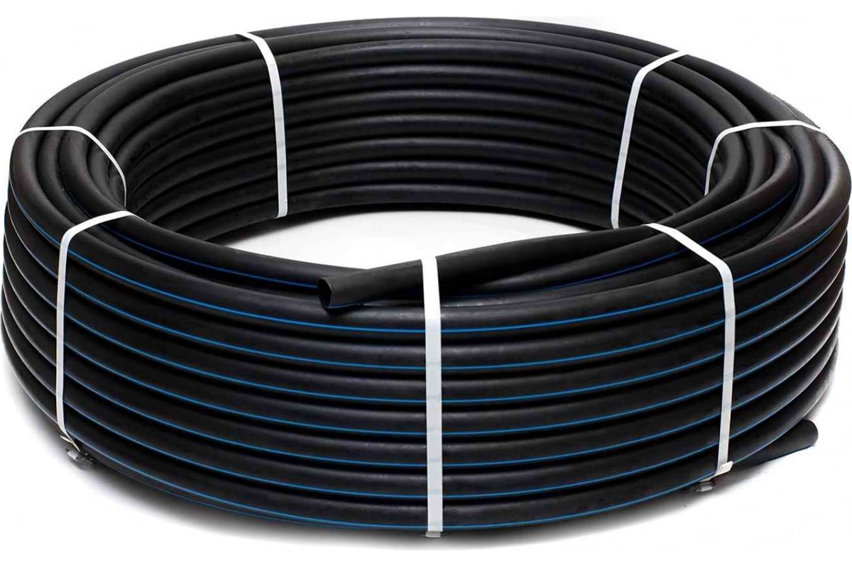 Труба RTP ПНД питьевая напорная ПЭ100 20x2.0x200 SDR11 PN16 черный 11266