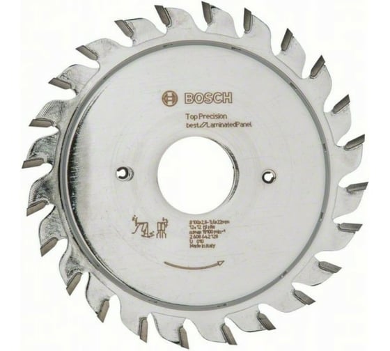 Диск подрезной (100х22 мм; 2.8-3.6 мм; 12+12 зуб.) Bosch 2608642128