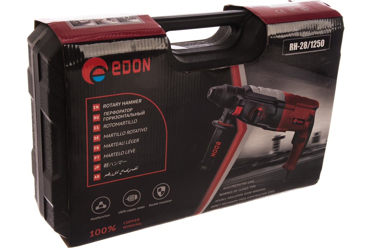 Электрический перфоратор Edon RH-28/1250 9278