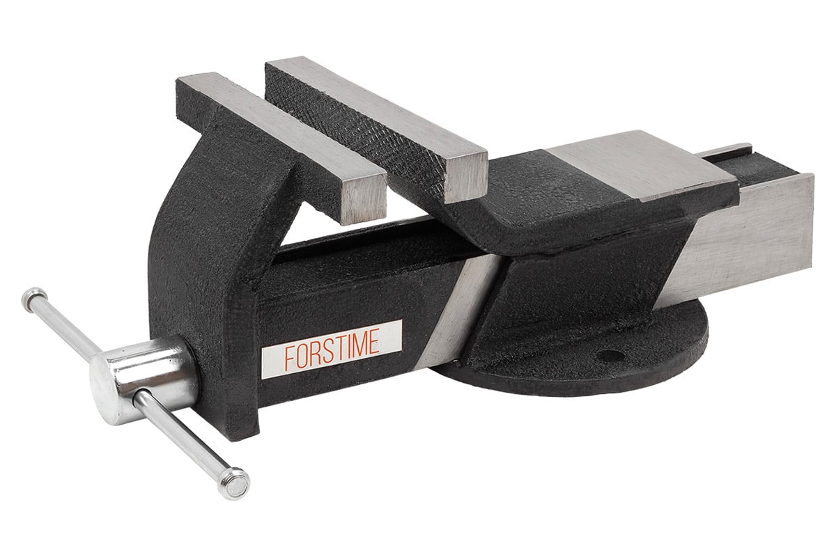 Тиски стальные с наковальней FORSTIME 6"-150мм FT-6540706(59915)
