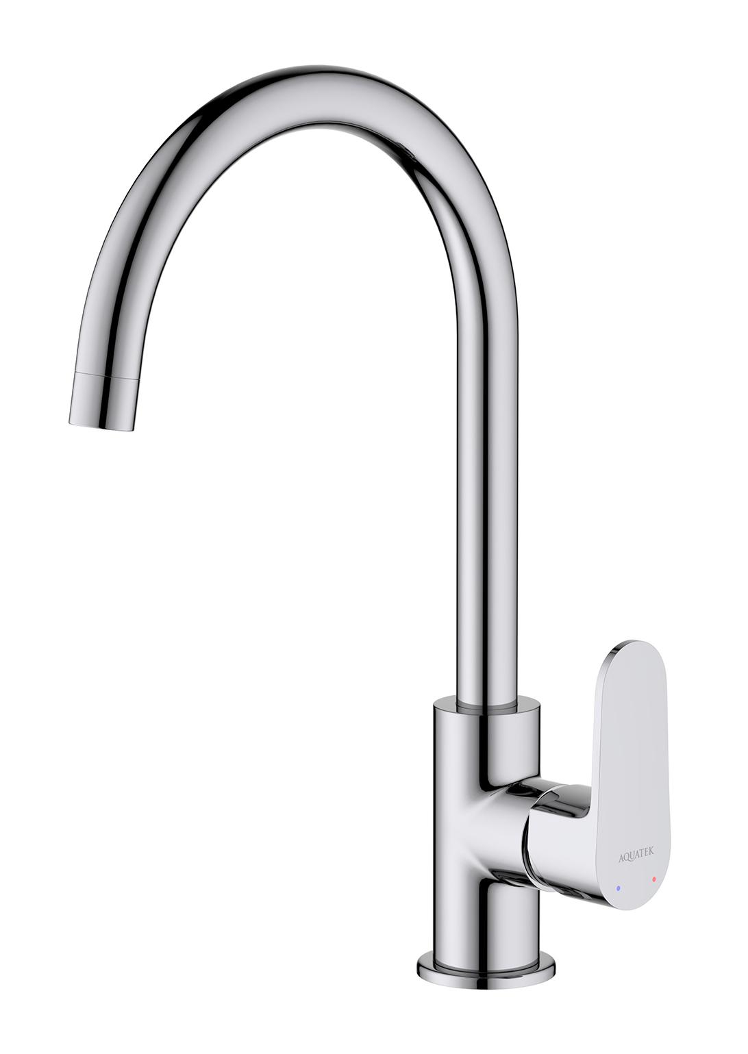 Смеситель для кухни Aquatek Оберон AQ1282CR хром