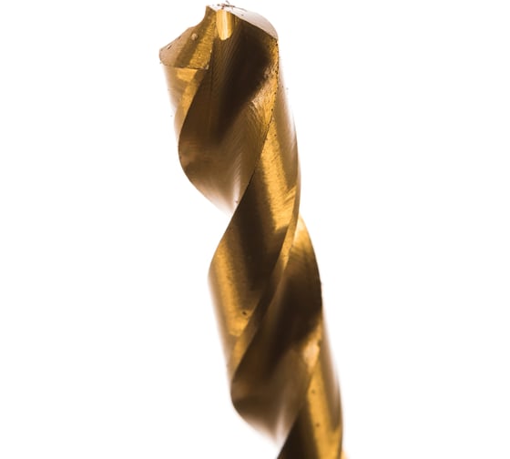 Сверло по металлу Профоснастка 8 мм КМ1 HSS M2 TIN/118 DIN 345, 1 шт., №2031 30205031